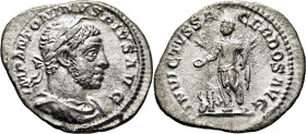 IMPERIO ROMANO. Heliogábalo. Denario. 200-222 d.C. INVICTVS SACERDOS AVG