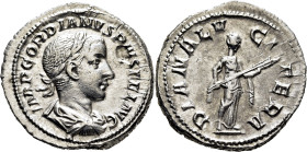 IMPERIO ROMANO. Gordiano III. Denario. 241 d.C. DIANA LVCIFERA