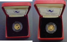 GIBRALTAR. Isabel II. 70 ecus (=50 libras). 1992. Oro. PROOF FDC. Solo se acuñaron 1.000 piezas. Rara
