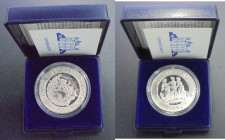 GRAN BRETAÑA. Las tres Gracias, Neptuno y Cibeles. Ecu de plata= silver ecu . 1992. PROOF FDC