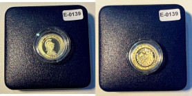 GRAN BRETAÑA. Ecu de oro= gold ecu. 1992. PROOF FDC. Se acuñaron 2.500 piezas