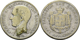 GRECIA. Jorge I. 1 dracma. 1873
