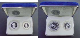 GRECIA. 10 y 25 ecus. 1993. PROOF FDC. Se emitieron 2.500 piezas de cada