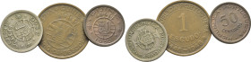 GUINEA PORTUGUESA. Escudo. 1 escudo, 50 centavos y 2'50 escudos. SC- y EBC. Lote de 3