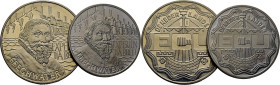 HOLANDA. Leegh Water. 2 1/2 y 10 ecus. 1993. PROOFlike FDC. Lote de 2