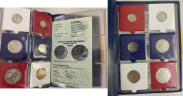 HOLANDA. Flores holandesas. 2 1/2, 5, 10, 25, 50 y 100 céntimos de ecu (6). 1992. FDC y SC