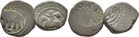 INDIA. Khwarezm. Herat. Jinete. Elefante. Shahs. 1200-1220AD. Lote de 2