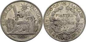 INDOCHINA FRANCESA. La Constitución. París. 1 piastra. 1904