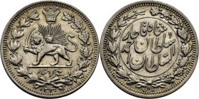 IRÁN. Sultán Ahmad Shah. 1.000 d. 1330Hg. EBC-/EBC