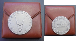 ITALIA. Círculo Numismático Torinense 14º Raduno Nazionale. Medalla de plata. Tirada 150 ejemplar. SC+