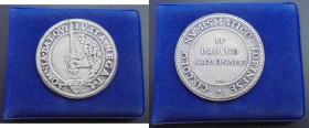 ITALIA. Círculo Numismático Torinense. 11º Raduna Nazionale. Medalla de plata. Tirada 150 ejemplares. SC+