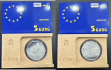 ESPAÑA. Aviación Española Jesús del Gran Poder. 1997. 5 euros. PROOFlike FDC. Leve pátina blanquecina