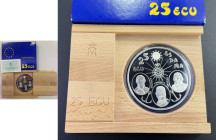 ESPAÑA. La Marina Española, Churruca, Gravina y Alcalá Galiano. 1995. 25 ecus. PROOF FDC