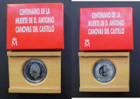 JUAN CARLOS I. Centenario muerte Antonio Cánovas del Castillo. 1.000 pesetas. 1897-1997. PROOF FDC