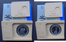 JUAN CARLOS I. XXV Olimpiada Barcelona'92. 2.000 pesetas. 1992. Baloncesto paralímpico. PROOF FDC