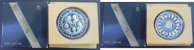 JUAN CARLOS I. Familia real y escudos de las diecisiete autonomías. 10.000 pesetas. 1989. Serie I. FDC