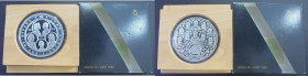 JUAN CARLOS I. Familia real y literatos hispanos. 10.000 pesetas. 1992. Serie IV. FDc