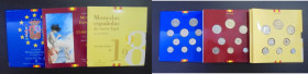 JUAN CARLOS I. Colección monedas curso legal no circuladas (3). 1992 96 98. SC/SC+. Lote de 3 blísters
