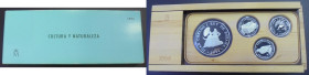 JUAN CARLOS I. Cultura y naturaleza. 10.000, 5.000 y 2.000 pesetas (2). 1994. PROOF FDC/SC