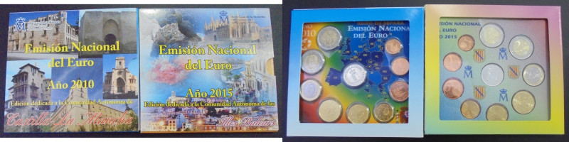 JUAN CARLOS I. Emisión nacional del euro (2). Año 2010. Edición dedicada a la co...