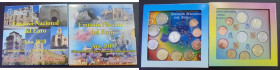 JUAN CARLOS I. Emisión nacional del euro (2). 2010. Castilla la Mancha. 2015. SC/SC+. Lote de 2 blísters