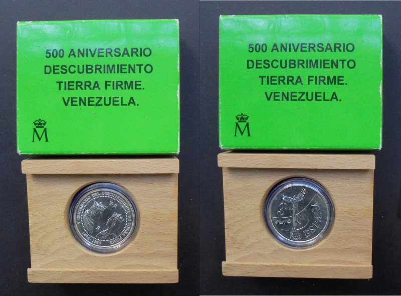 JUAN CARLOS I. 500 Aniversario descubrimiento Tierra firme. Venezuela 1498-1998....