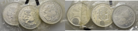 JUAN CARLOS I. 12 euros (3). Presidencia U.E. 2002. 25 años de la Constitución. 1978-2003…FDC. Lote de 3
