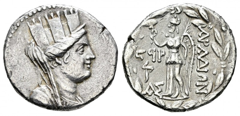 Fenicia. Arados. Tetradracma-Tetradrachm. 66-65 a.C. (Cy-3122). (Se-5992 variant...
