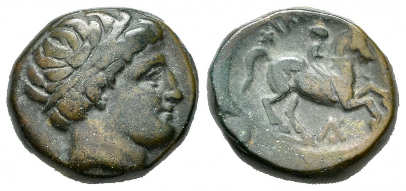 Imperio Macedonio. Filipo II. AE 18. 359-336 a.C. Macedonia. (Se-6696). Anv.: Ca...
