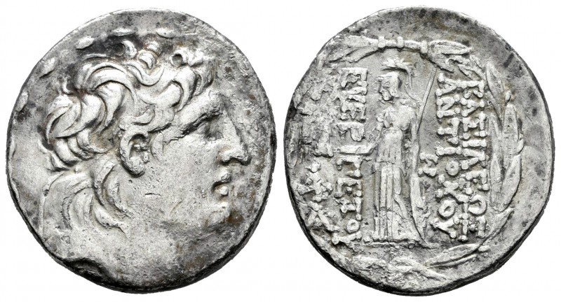 Imperio Seleucida. Antioco VII. Tetradracma-Tetradrachm. 138-129 a.C. Siria. (Cy...