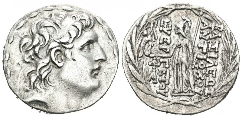 Imperio Seleucida. Antioco VII. Tetradracma-Tetradrachm. 121-96 a.C. Siria. (Gc-...
