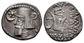 Imperio Parto. Artabanos IV. Dracma-Drachm. 10-38 d.C. (Sellwood-63.12). Ag. 3,38 g. MBC-. Est...35,00.