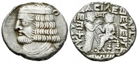 Imperio Parto. Vardanes II. Tetradracma-Tetradrachm. 55-58 d.C. (Sellwood-69). 12,69 g. MBC-. Est...80,00.