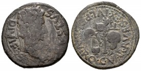 Cartagonova. As. 27 a.C.-14 d.C. Cartagena (Murcia). (Abh-577). (Acip-3137). Ae. 13,95 g. BC. Est...30,00.
