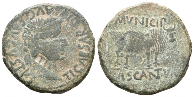 Cascantum. As. 14-36 d.C. Cascante (Navarra). (Abh-691 variante). (Acip-3759 var...