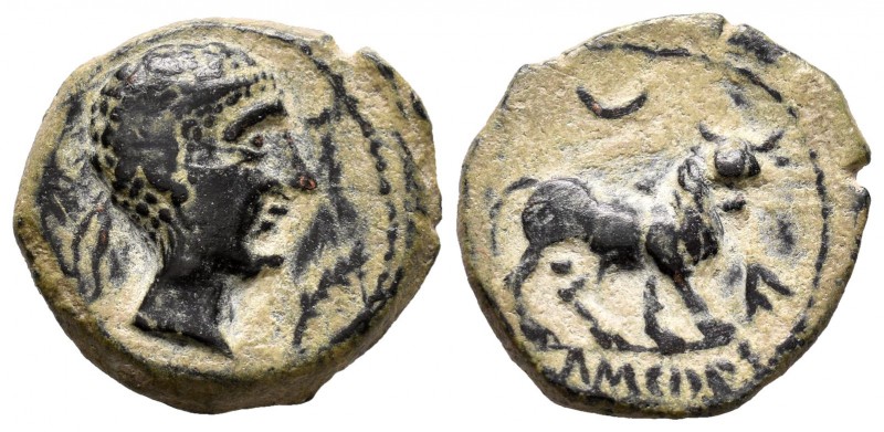 Kastilo-Castulo. Semis. 180 a.C. Cazlona (Jaén). (Abh-720). (Acip-2149). (C-45)....