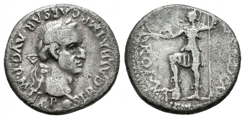 Galba. Denario-Denarius. 68 d.C. Tarraco. (Spink-2096). (Ric-60). Anv.: Cabeza l...