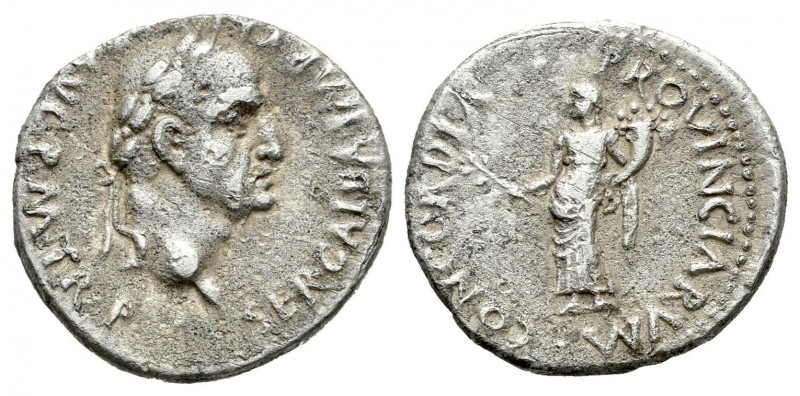 Galba. Denario-Denarius. 68 a.C. ¿Tarraco?. (Ric-54). (Ch-34). Rev.: CONCORDIA P...