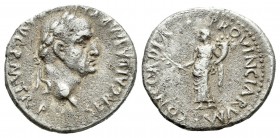 Galba. Denario-Denarius. 68 a.C. ¿Tarraco?. (Ric-54). (Ch-34). Rev.: CONCORDIA PROVINCIARVM. Concordia a izquierda con rama y cuerno de la abundancia....