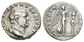 Vespasiano. Denario-Denarius. 72 d.C. Roma. (Spink-2317). (Ric-52). Rev.: VICTOTIA (AVGVSTI). Ag. 3,38 g. MBC. Est...50,00.