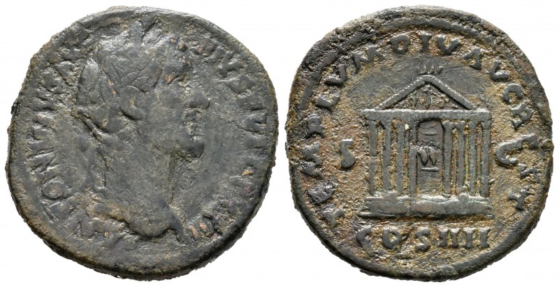 Antonino Pío. Sestercio-Sestertius. 158-159 d.C. Roma. (Spink-4235). (Ric-1004)....