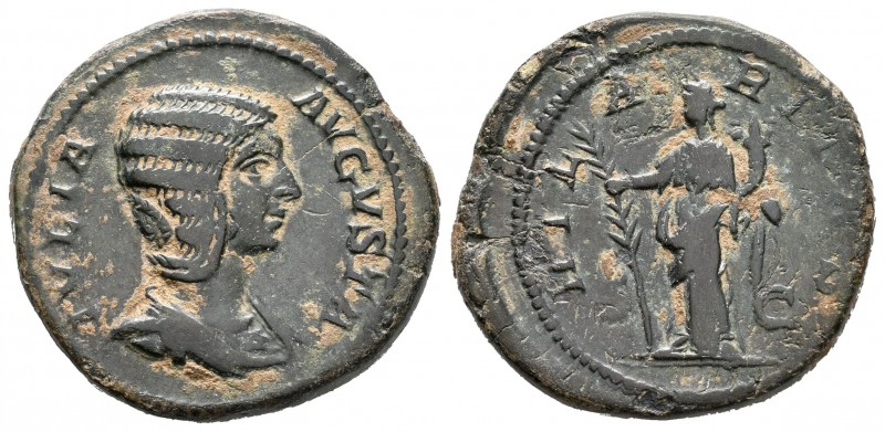 Julia Domna. As. 198 d.C. Roma. (Spink-6641). (Ric-877). Rev.: HILARITAS SC. Hil...