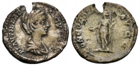 Plautilla. Denario-Denarius. 202 d.C. Roma. (Spink-7065). Rev.: CONCORDIA AVGG. Ag. 2,79 g. Cospel faltado. MBC-. Est...35,00.