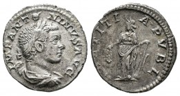 Eliogábalo. Denario-Denarius. 219 d.C. Roma. (Spink-7520). (Ric-95). Rev.: (LAE)TITIA PVBL. Ag. 2,27 g. MBC. Est...30,00.