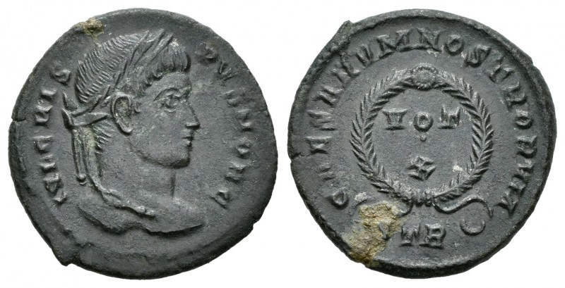 Crispo. Centenional. 323-4 d.C. Trier. (Spink-16760). (Ric-431). Ae. 3,02 g. Oxi...