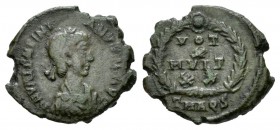 Valentiniano I. Siliqua. 373-4 d.C. Nicomedia. (Spink-19389). Ae. 1,62 g. MBC. Est...18,00.