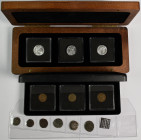 Antike: Lot mit 9 Münzen und 3 Neuprägungen aus Silber, welche über ein ABO bezogen wurden.
 [differenzbesteuert]