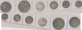 Nepal: Nepal, Königreich um 1900, Lot 6 Mohur Münzen, nicht näher bestimmt.
 [differenzbesteuert]
