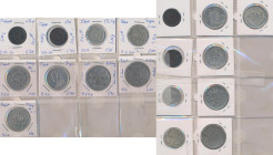 Tibet: Lot 9 Münzen aus Tibet, davon 7 x Silber und 2 Kupfer, selten angeboten, interessantes Konvolut für den Spezialisten, eine Besichtigung wird au...