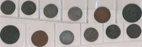 Berg: Kleines Lot 6 Münzen, dabei 1/4 und ½ Stuber 1783 sowie 4 x III. Stuber 1805-1807.
 [differenzbesteuert]